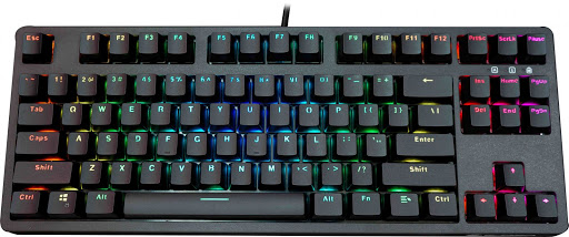 Bàn phím cơ E-Dra EK387 Mechanical Gaming Outemu Brown switch led RGB